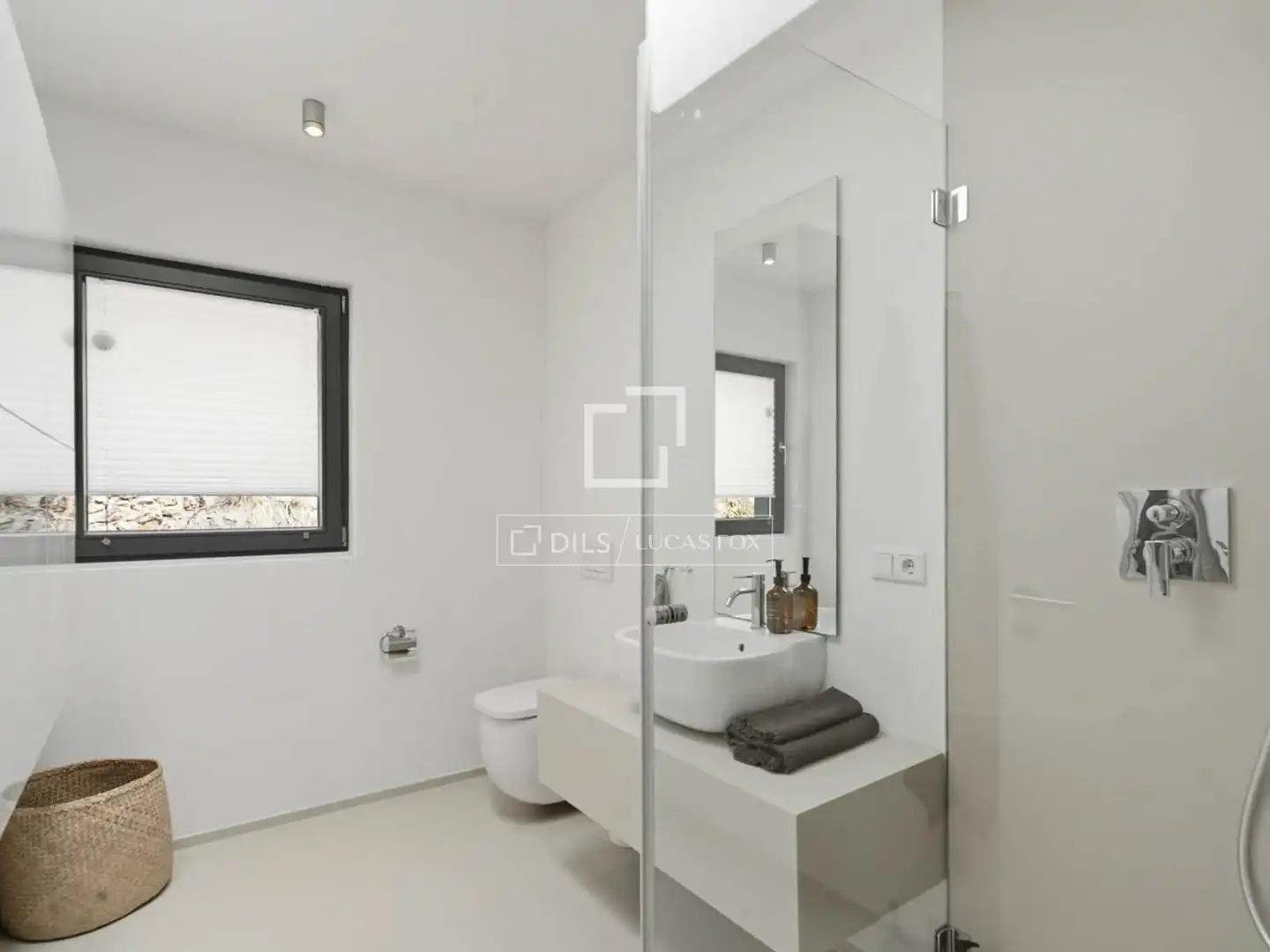 Badezimmer von Haus oder Chalet zur Miete in  Palma de Mallorca mit Klimaanlage, Heizung und Privatgarten