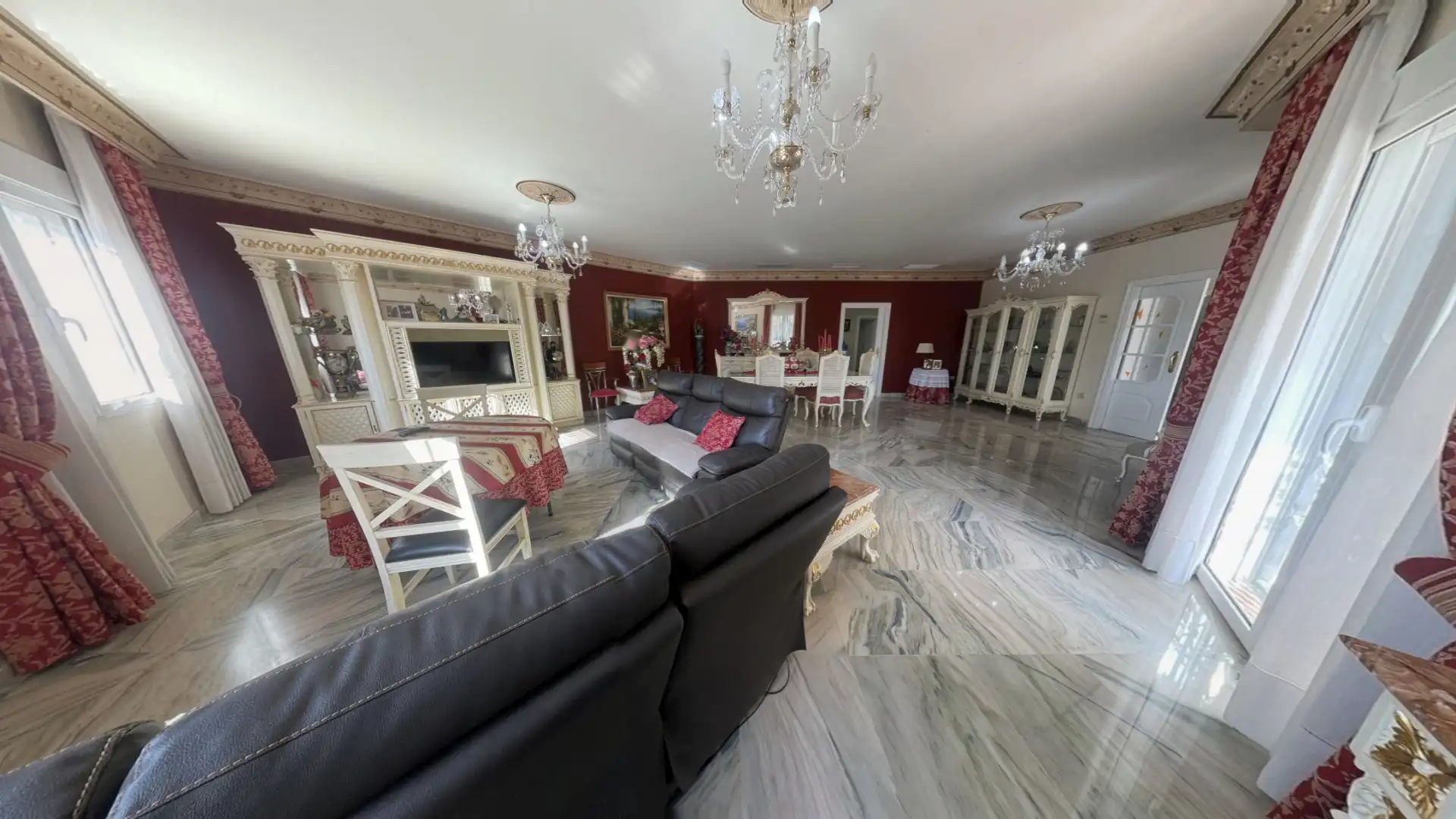 Living room of Houses for sale in San Vicente del Raspeig / Sant Vicent del Raspeig  with Air Conditioner, Heating and Private garden