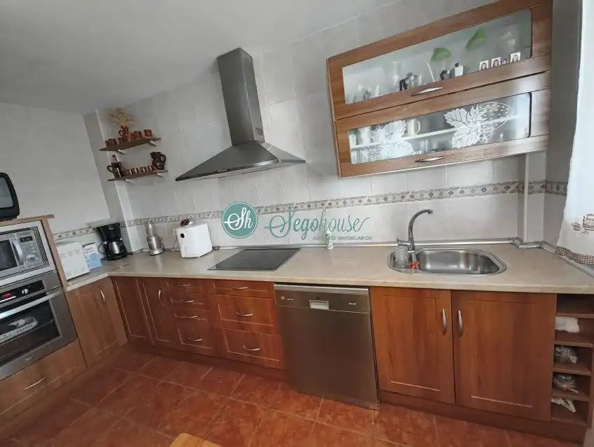 Cocina de Casa o chalet en venta en San Cristóbal de Segovia con Calefacción, Jardín privado y Terraza