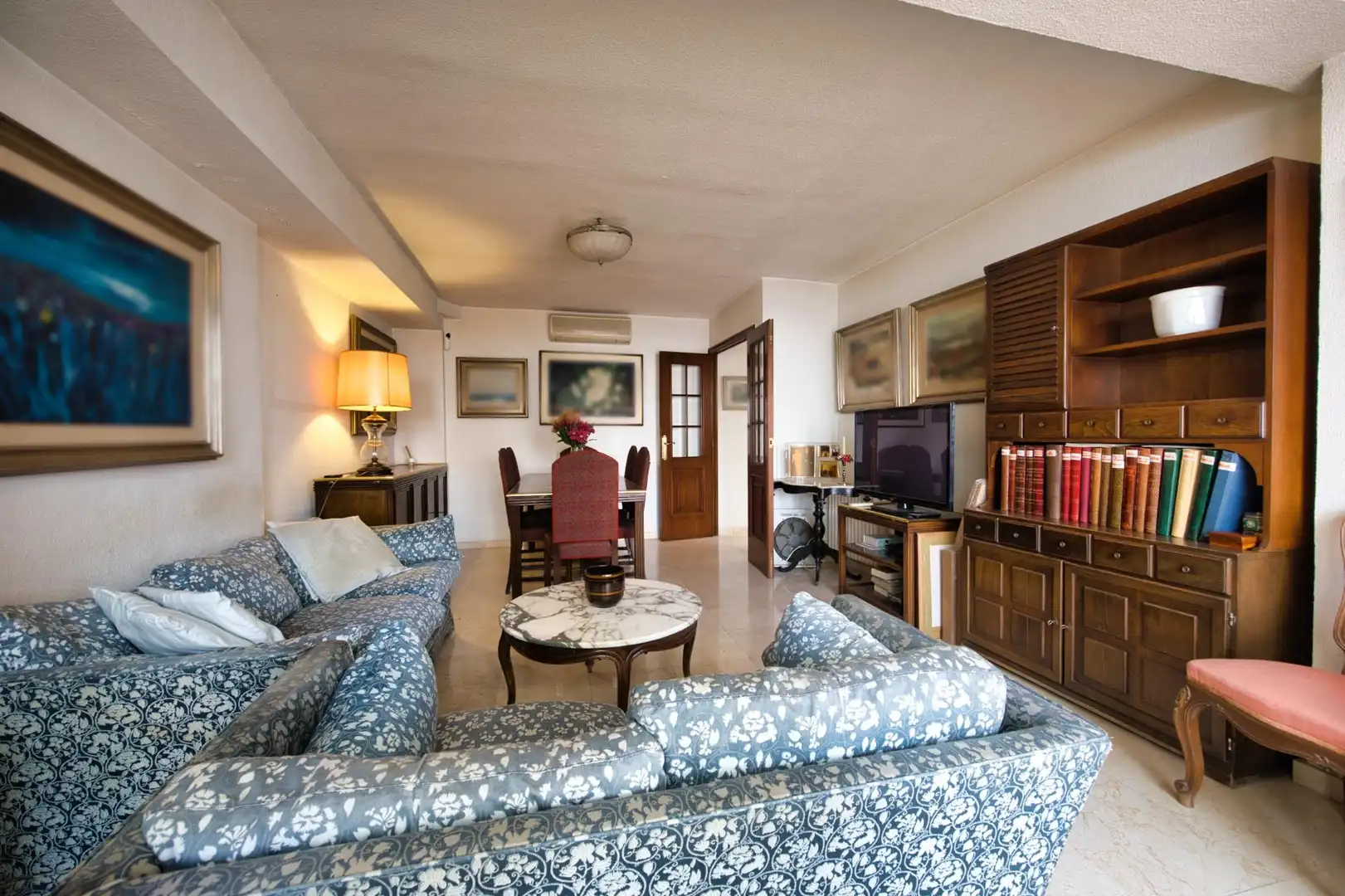 Sala de estar de Piso en venta en Alicante / Alacant con Aire acondicionado, Calefacción y Terraza