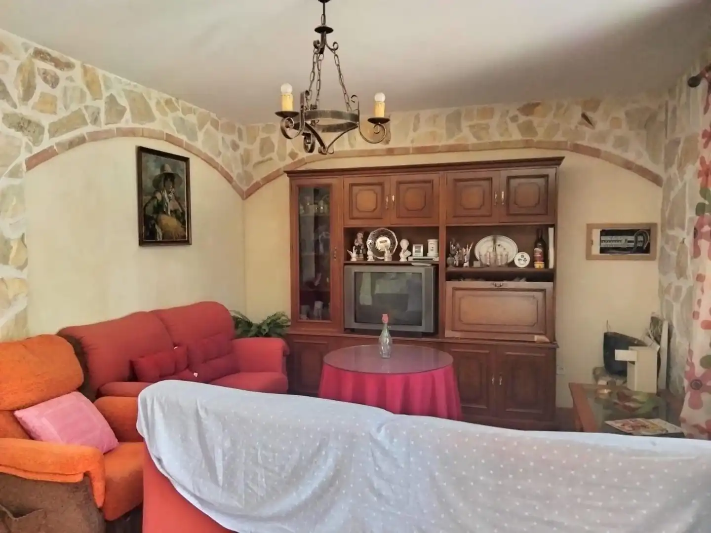 Wohnzimmer von Haus oder Chalet zum Verkauf in Mula mit Möbliert