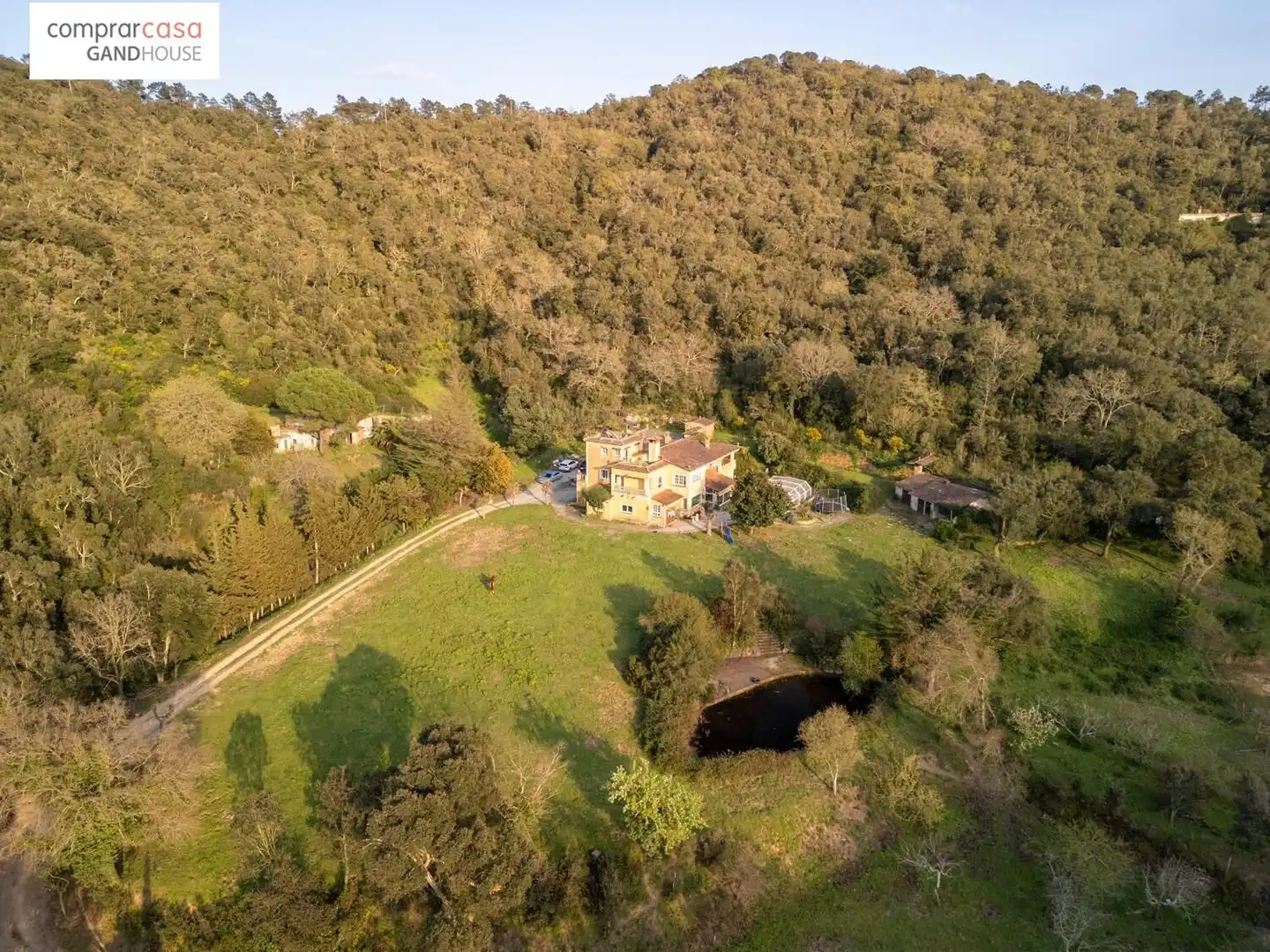 Vista exterior de Finca rústica en venta en Caldes de Malavella con Aire acondicionado, Calefacción y Jardín privado