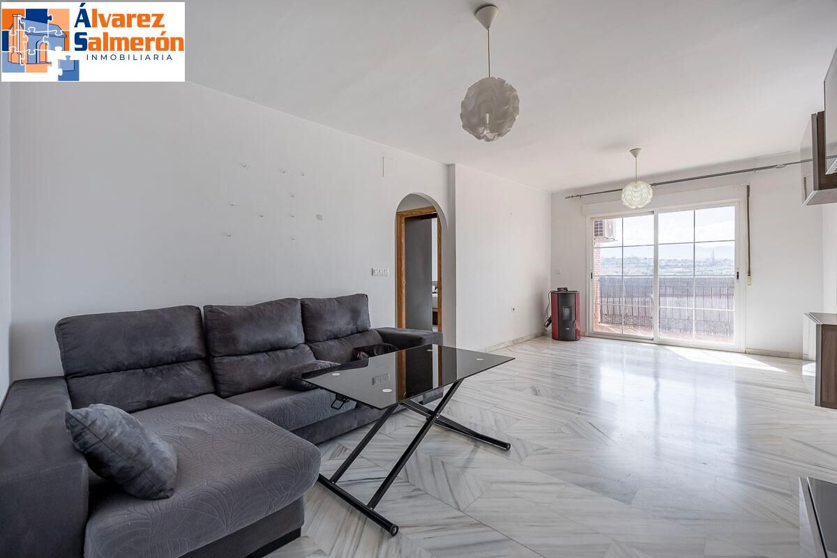 Sala d'estar de Pis en venda en Gójar amb Aire condicionat, Traster i Balcó