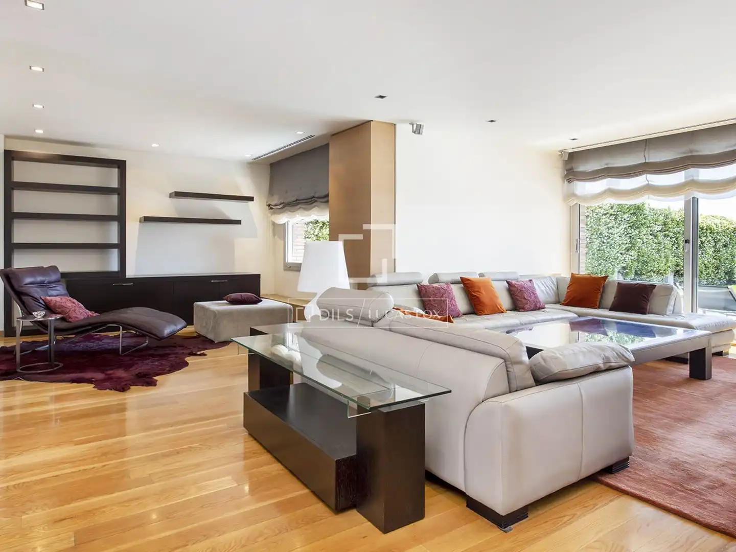 Sala de estar de Casa o chalet de alquiler en Barcelona con Aire acondicionado, Calefacción y Jardín privado