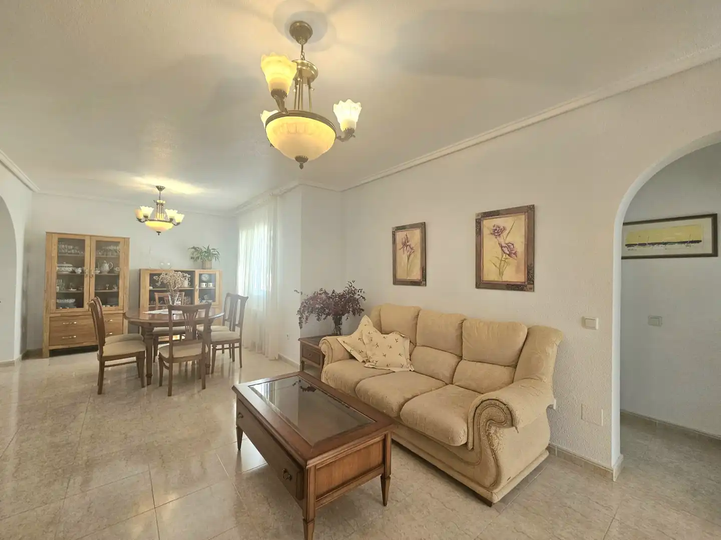 Sala de estar de Casa o chalet en venta en Rojales con Aire acondicionado, Jardín privado y Terraza