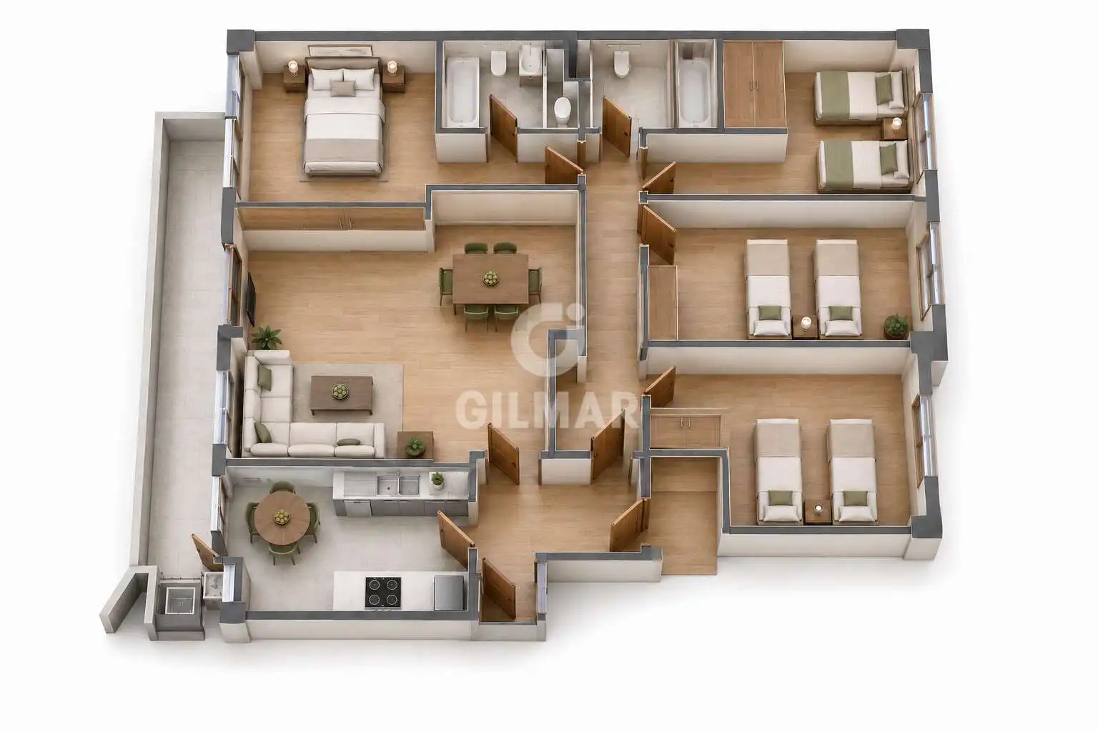 Piso en venta en Pozuelo de Alarcón con Calefacción, Jardín privado y Trastero