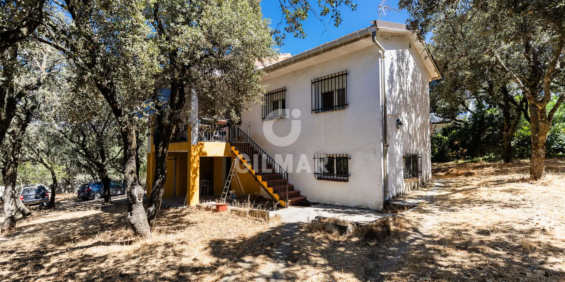 Exterior view of Houses for sale in El Escorial  with Heating, Private garden and Swimming Pool