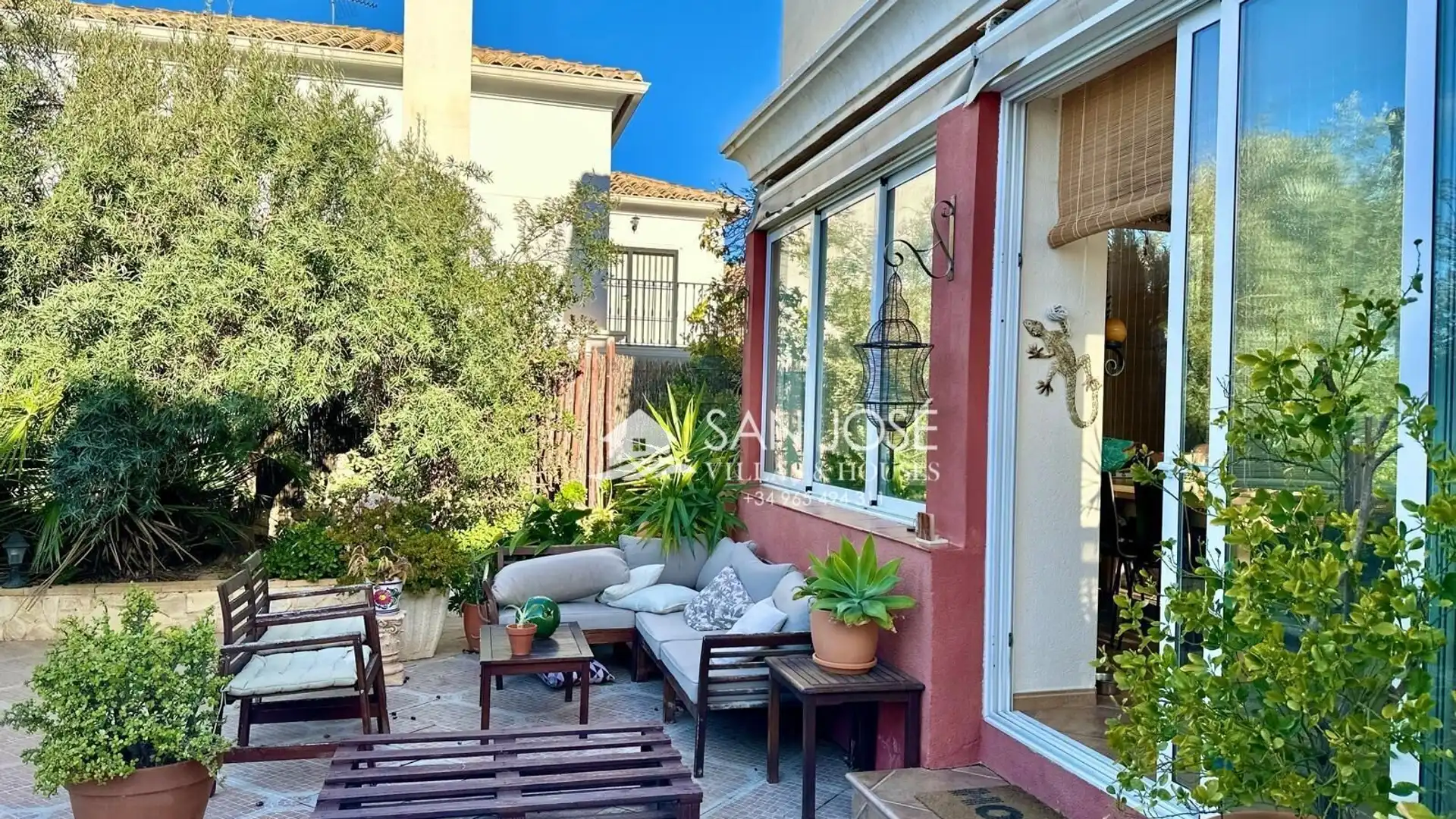 Terraza de Casa o chalet en venta en Aspe con Calefacción, Jardín privado y Trastero