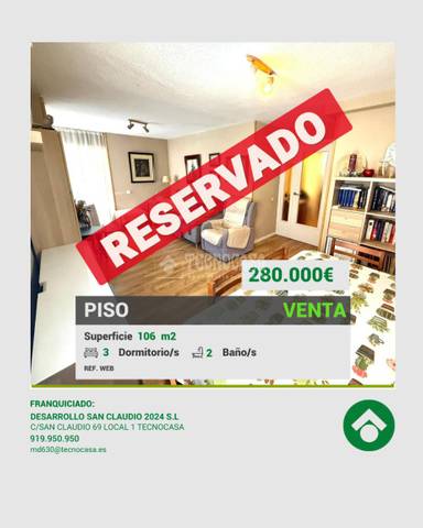 Piso en Venta en Palomeras Sureste