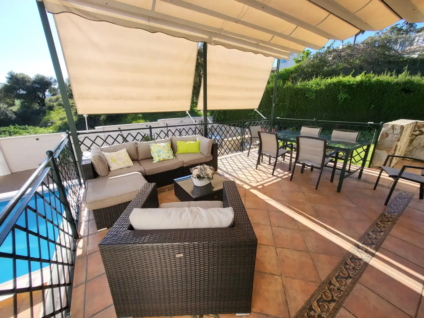Terrassa de Casa o xalet en venda en Badajoz amb Aire condicionat, Calefacció i Jardí privat