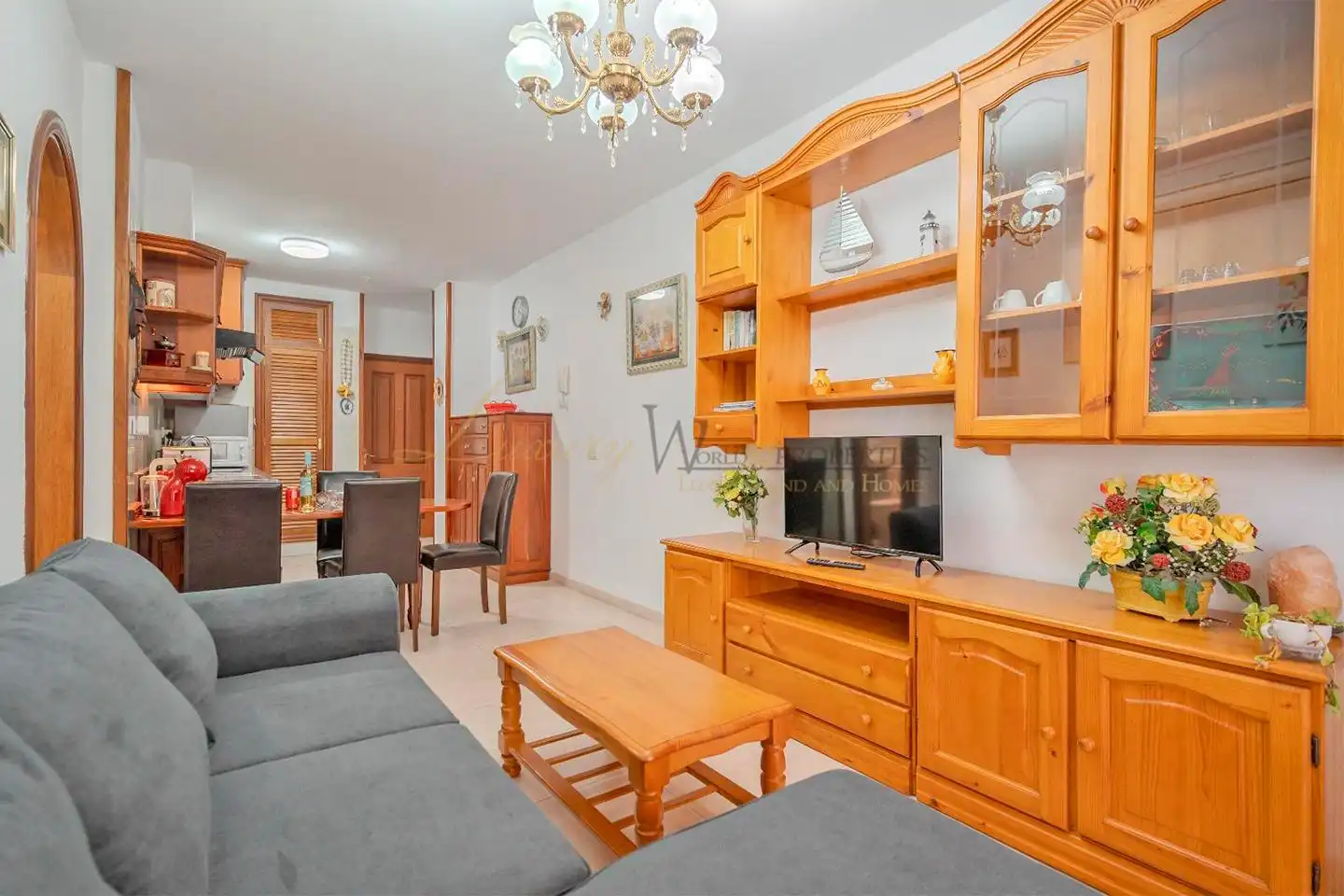 Sala de estar de Apartamento en venta en Arona con Amueblado