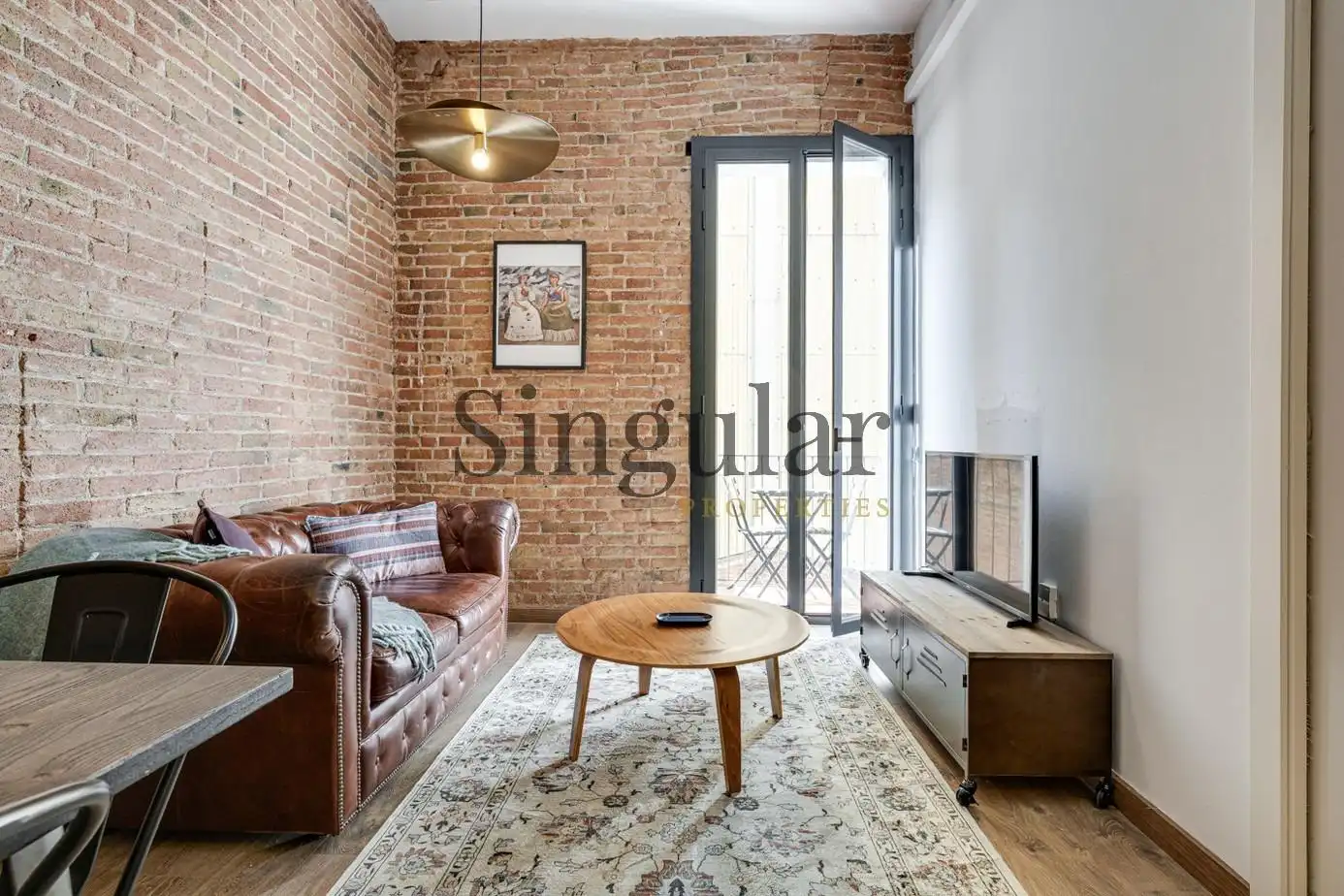 Wohnzimmer von Wohnung zum Verkauf in  Barcelona Capital mit Klimaanlage