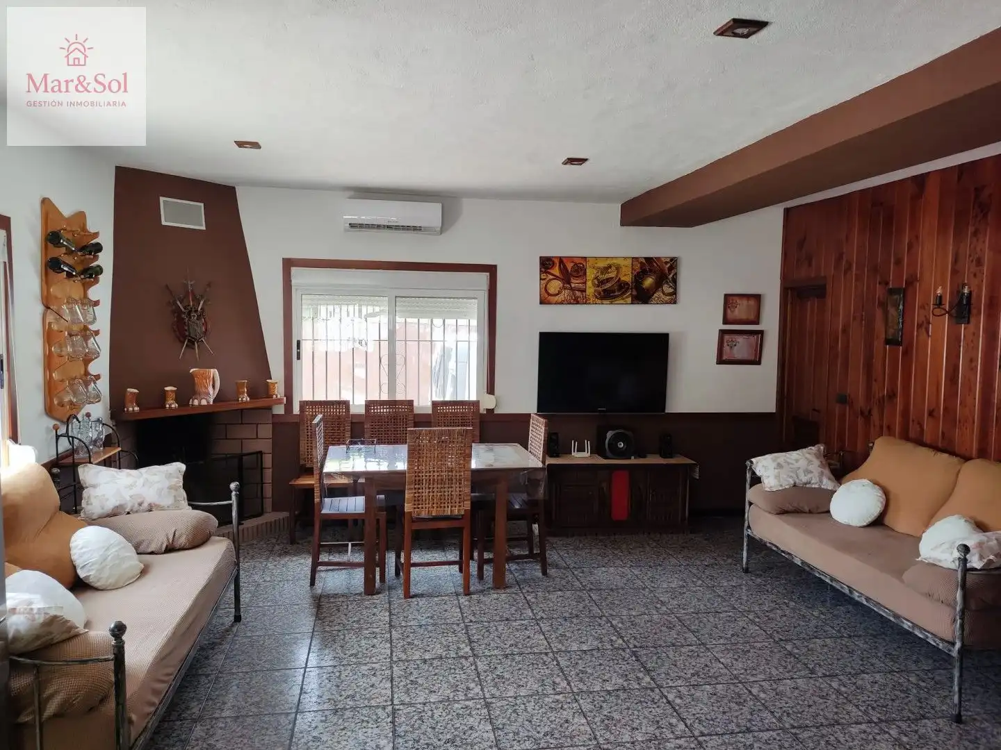 Living room of Houses for sale in Cullera  with Air Conditioner, Private garden and Terrace
