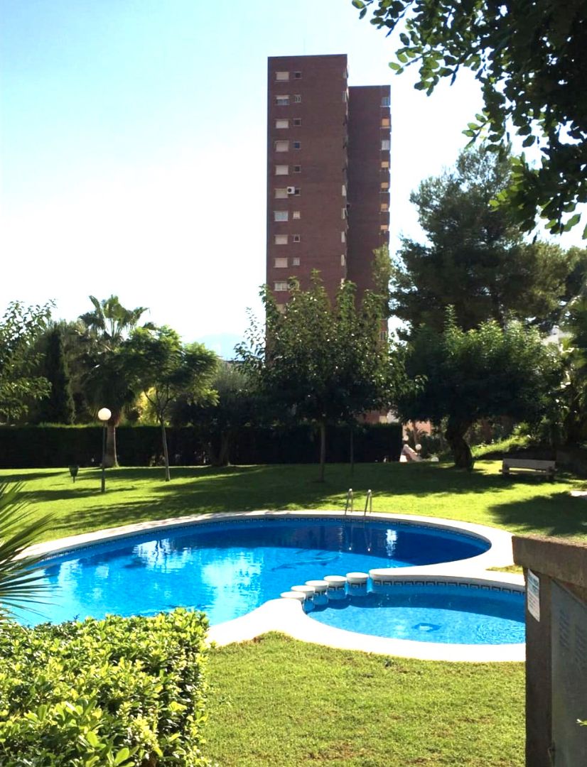 Garden of Flat for sale in Benidorm  with Furnished, Oven and Washing machine