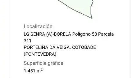 Foto 5 de Finca rústica en venda a Lugar a Costa, 377, Cotobade, Pontevedra
