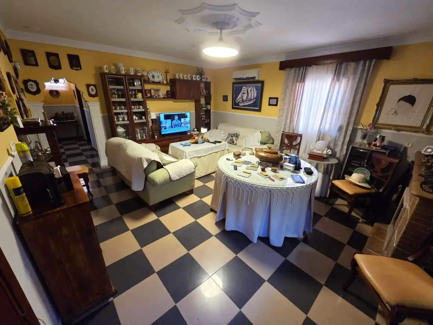 Wohnzimmer von Haus oder Chalet zum Verkauf in Chiclana de la Frontera mit Privatgarten, Abstellraum und Schwimmbad