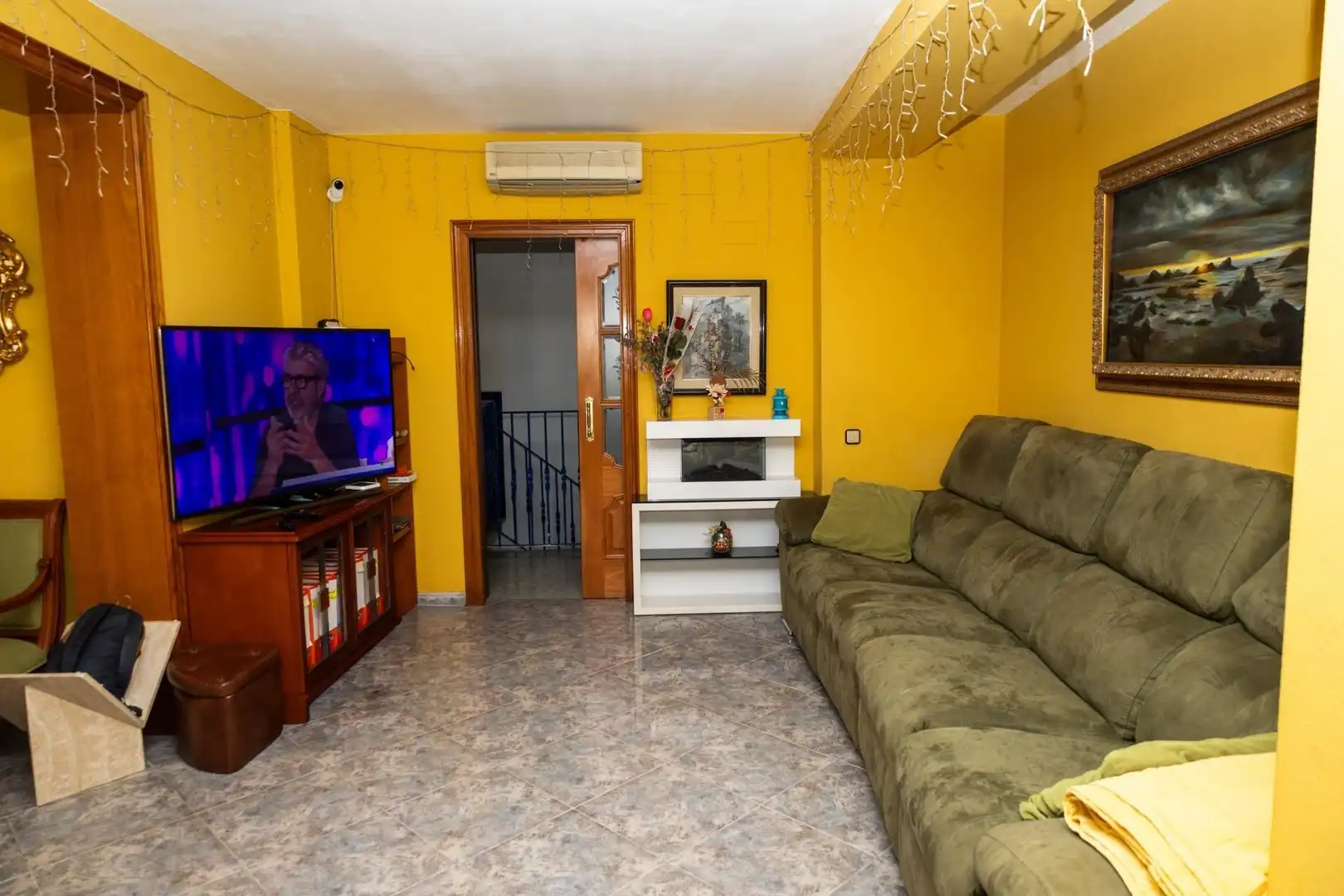 Sala de estar de Casa o chalet en venta en Badalona con Aire acondicionado, Calefacción y Terraza