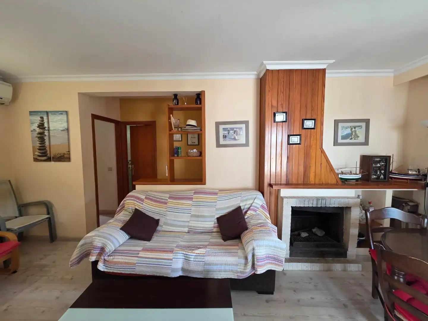 Sala d'estar de Àtic en venda en Alcúdia amb Aire condicionat, Jardí privat i Terrassa