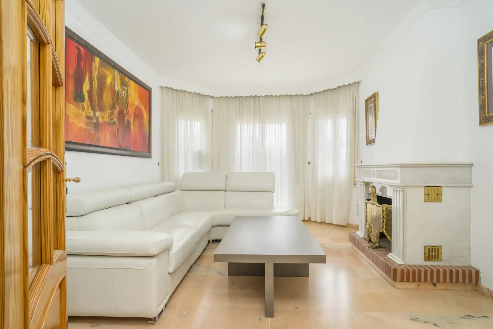 Living room of Detached homes for sale in Marbella  with Private garden, Terrace and Furnished