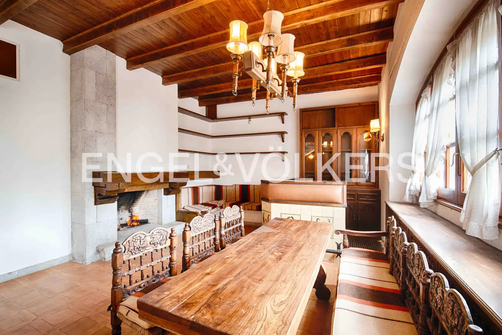 Comedor de Casa adosada en venta en Ordis con Calefacción, Jardín privado y Terraza