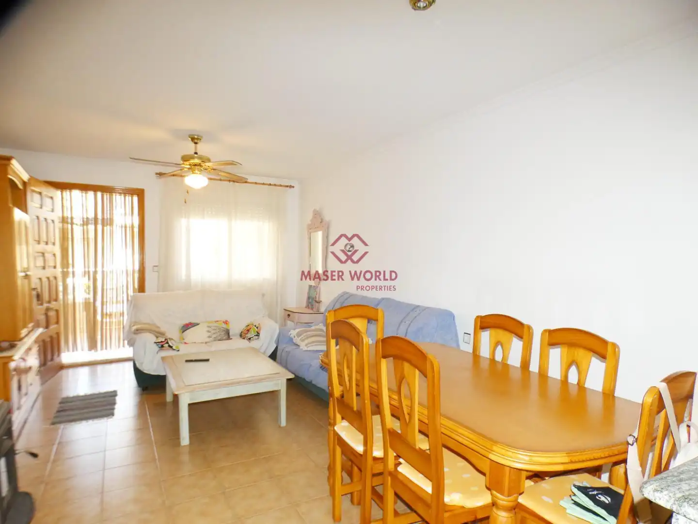 Sala de estar de Casa o chalet en venta en Cartagena con Aire acondicionado, Terraza y Amueblado
