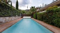 Swimming pool of Flat to rent in  Barcelona Capital  with Air Conditioner, Heating and Private garden