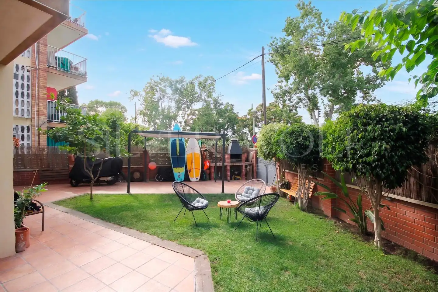 Garden of Ground floor for sale in Vilanova i la Geltrú  with Air Conditioner, Private garden and Terrace