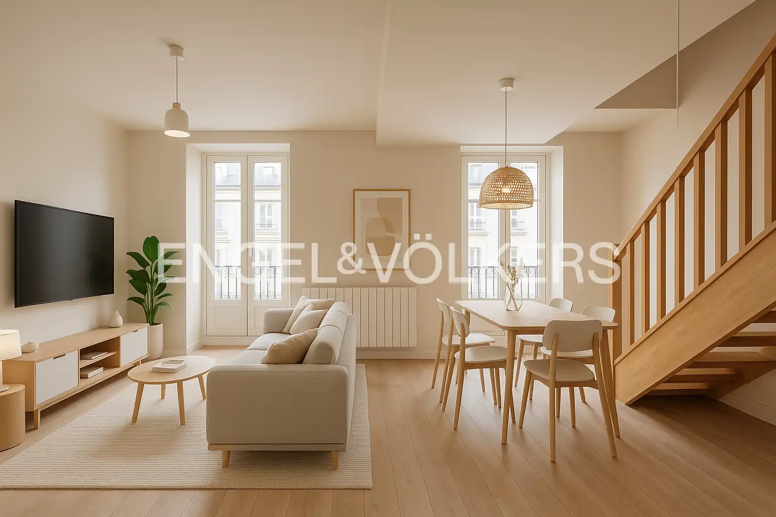 Living room of Duplexes for sale in Irun   with Heating, Parquet flooring and Balcony