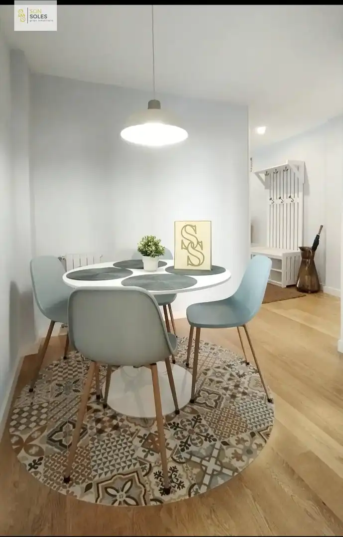 Comedor de Piso de alquiler en Santander con Calefacción, Terraza y Amueblado