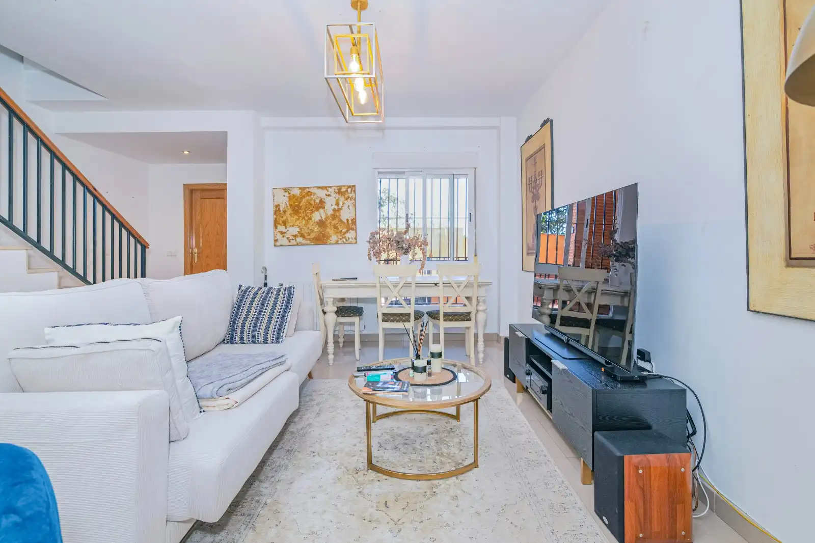 Sala de estar de Casa o chalet en venta en Cájar con Aire acondicionado, Terraza y Amueblado