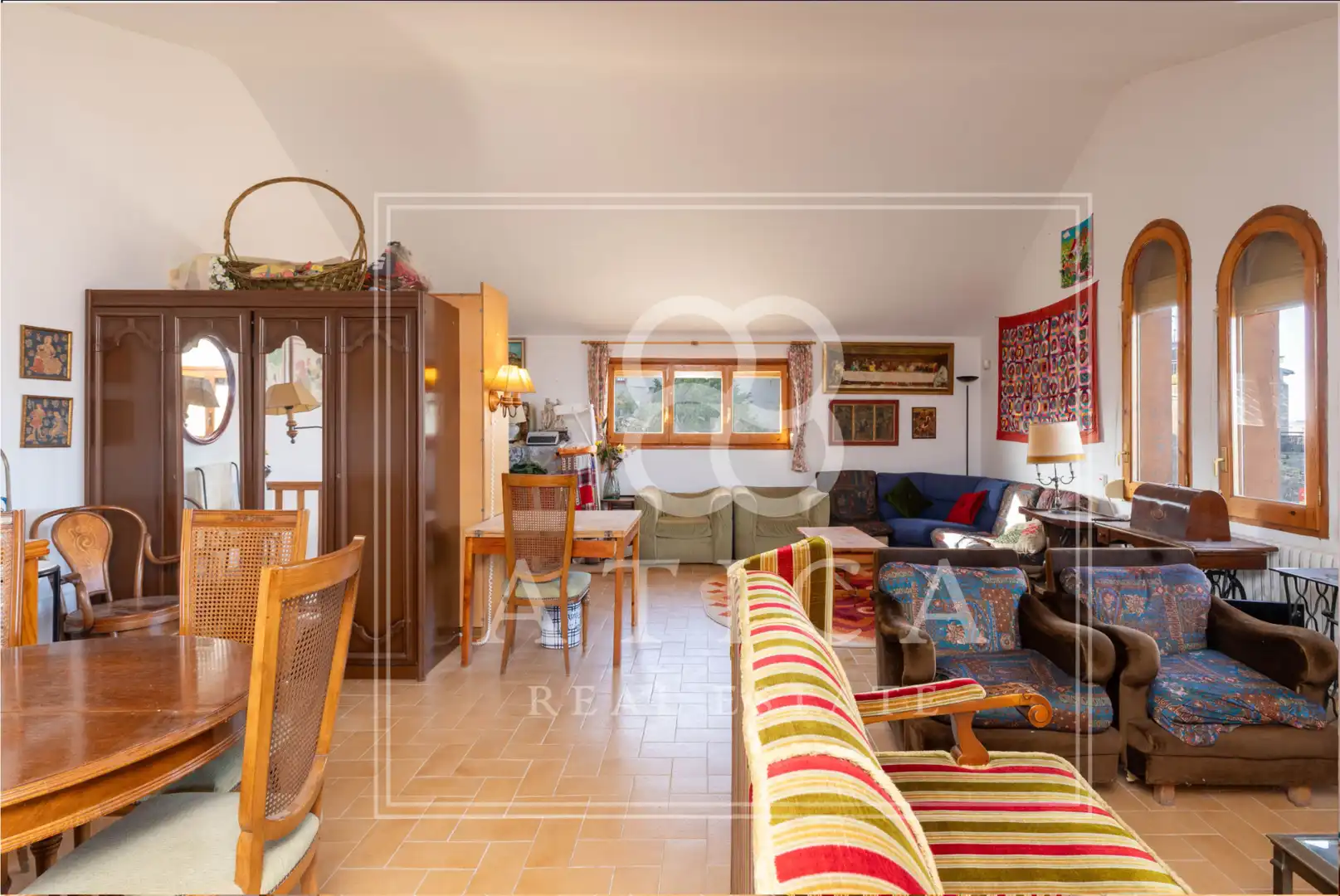 Sala de estar de Casa o chalet en venta en Ossó de Sió con Aire acondicionado, Calefacción y Jardín privado