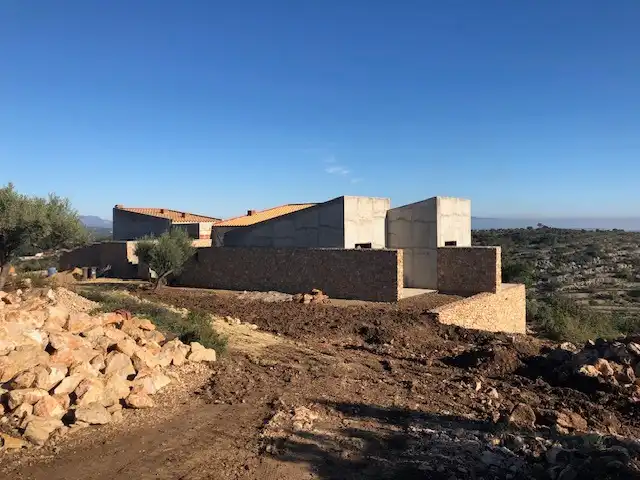 Vista exterior de Residencial en venda en Cervera del Maestre