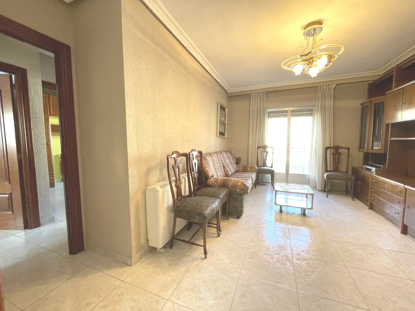 Wohnzimmer von Wohnung zur Miete in Salamanca mit Heizung, Möbliert und Balkon
