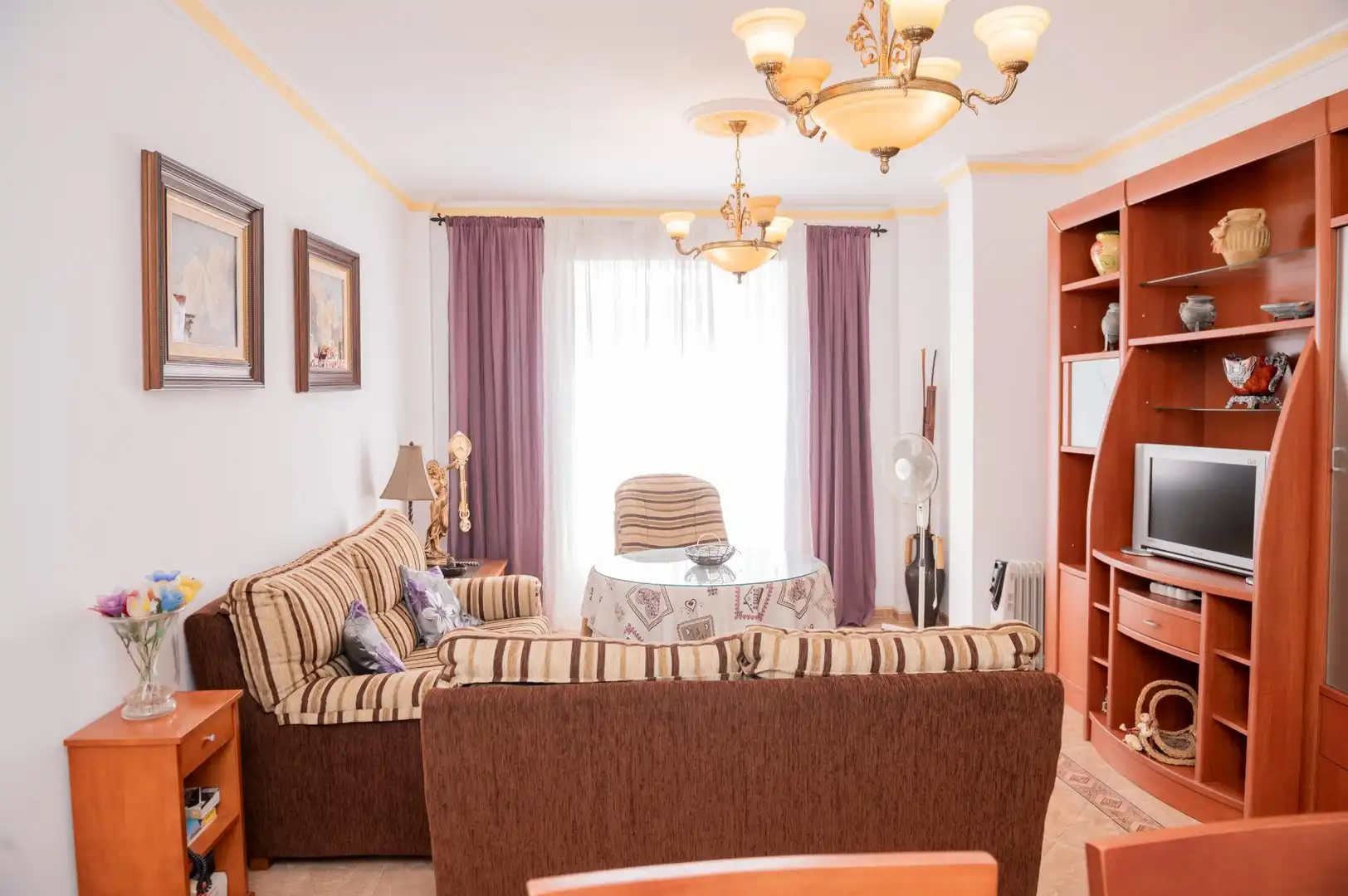 Living room of Houses for sale in Cuevas Bajas  with Air Conditioner, Terrace and Storage room