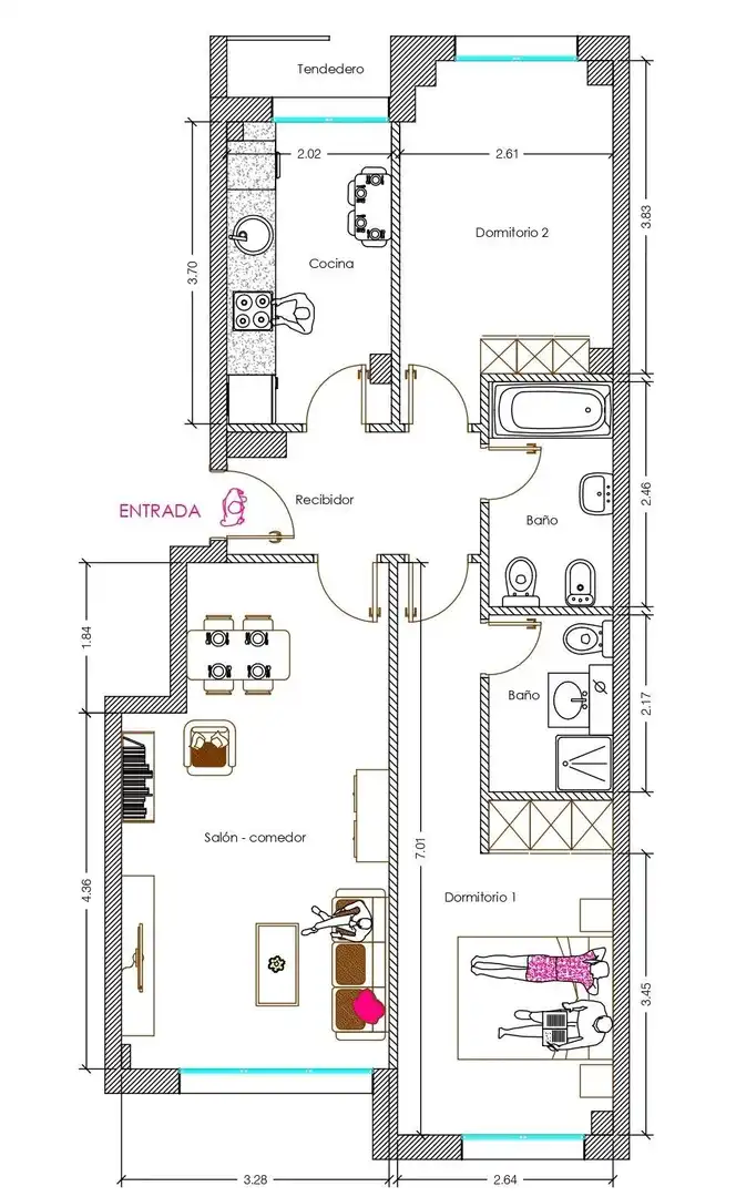 Flat for rent in Calle Antonio de la Dehesa, 7, Monte