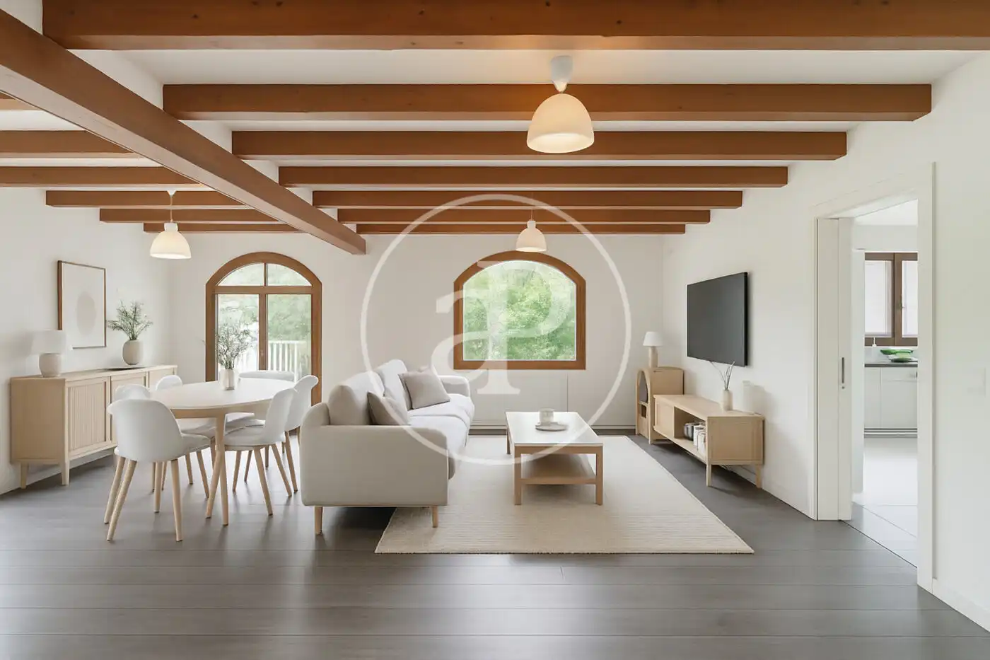 Sala d'estar de Casa o xalet en venda en Jávea / Xàbia amb Aire condicionat, Calefacció i Jardí privat