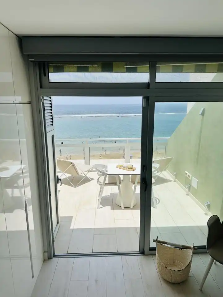 Terrace of Study for rent in Las Palmas de Gran Canaria  with Air Conditioner, Terrace and Furnished