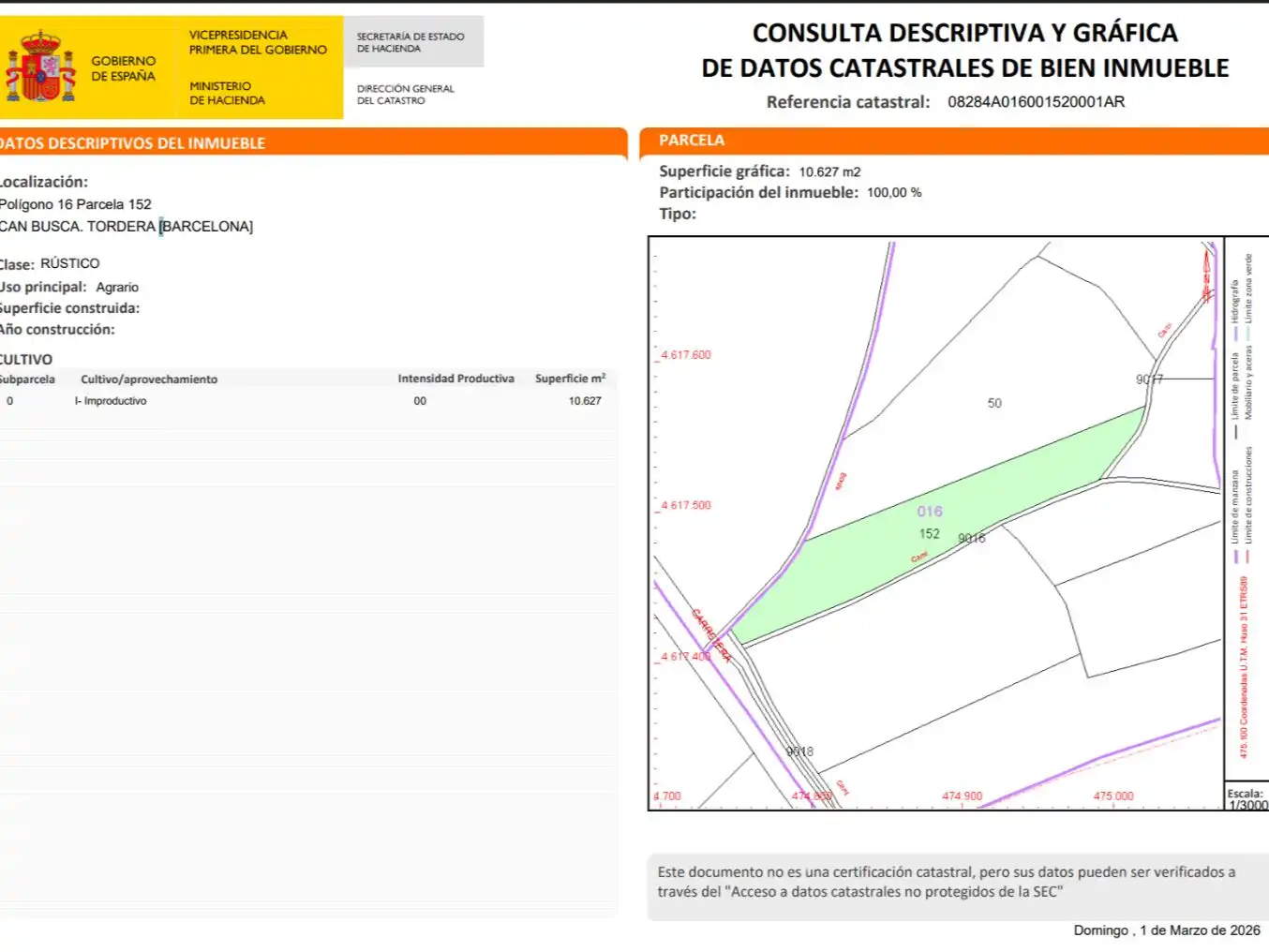 Terreny rústic en venda a BV-5122 14, imagen 3