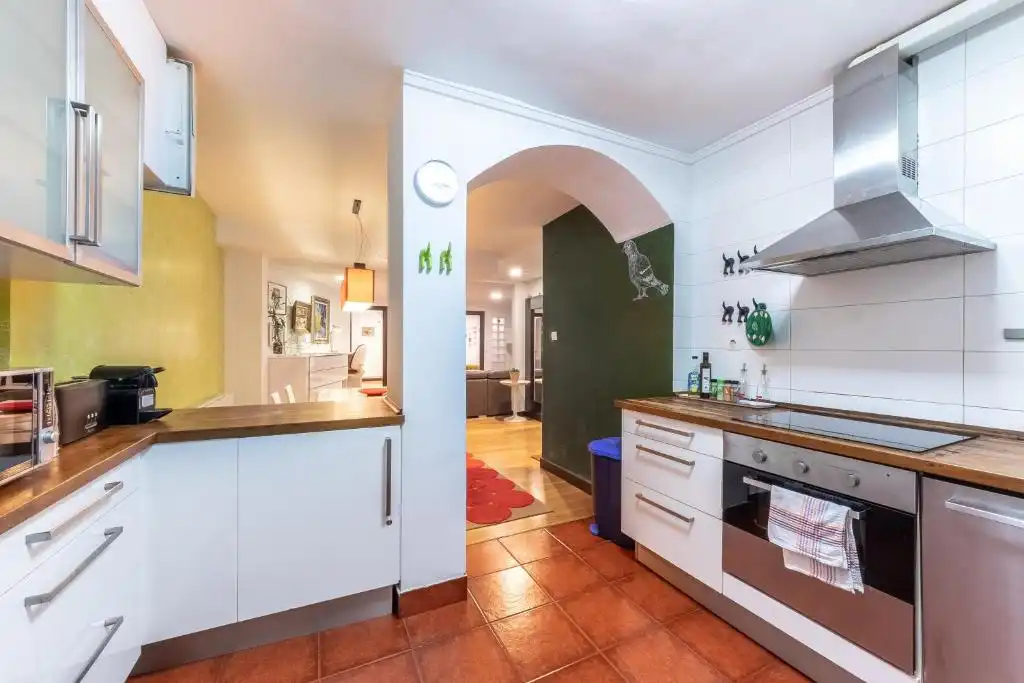 Cocina de Piso en venta en Bilbao  con Calefacción, Parquet y Amueblado