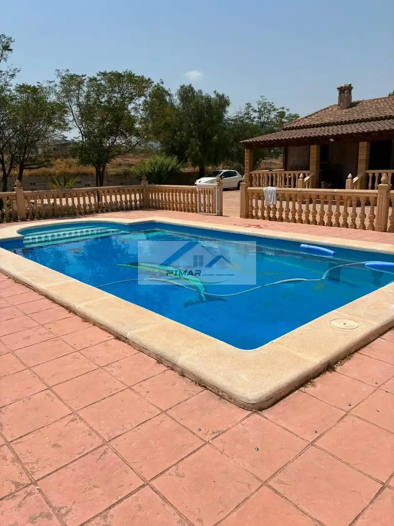 Piscina de Casa o xalet en venda en Aspe amb Calefacció, Piscina i Moblat