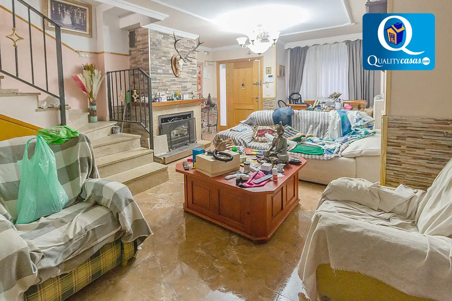 Sala d'estar de Casa o xalet en venda en Sant Joan d'Alacant amb Calefacció i Terrassa
