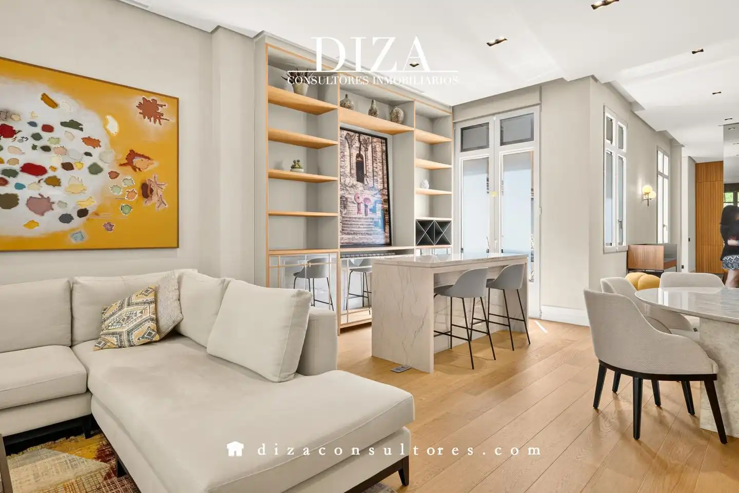 Living room of Ground floor for rent in Madrid  with Air Conditioner and Furnished
