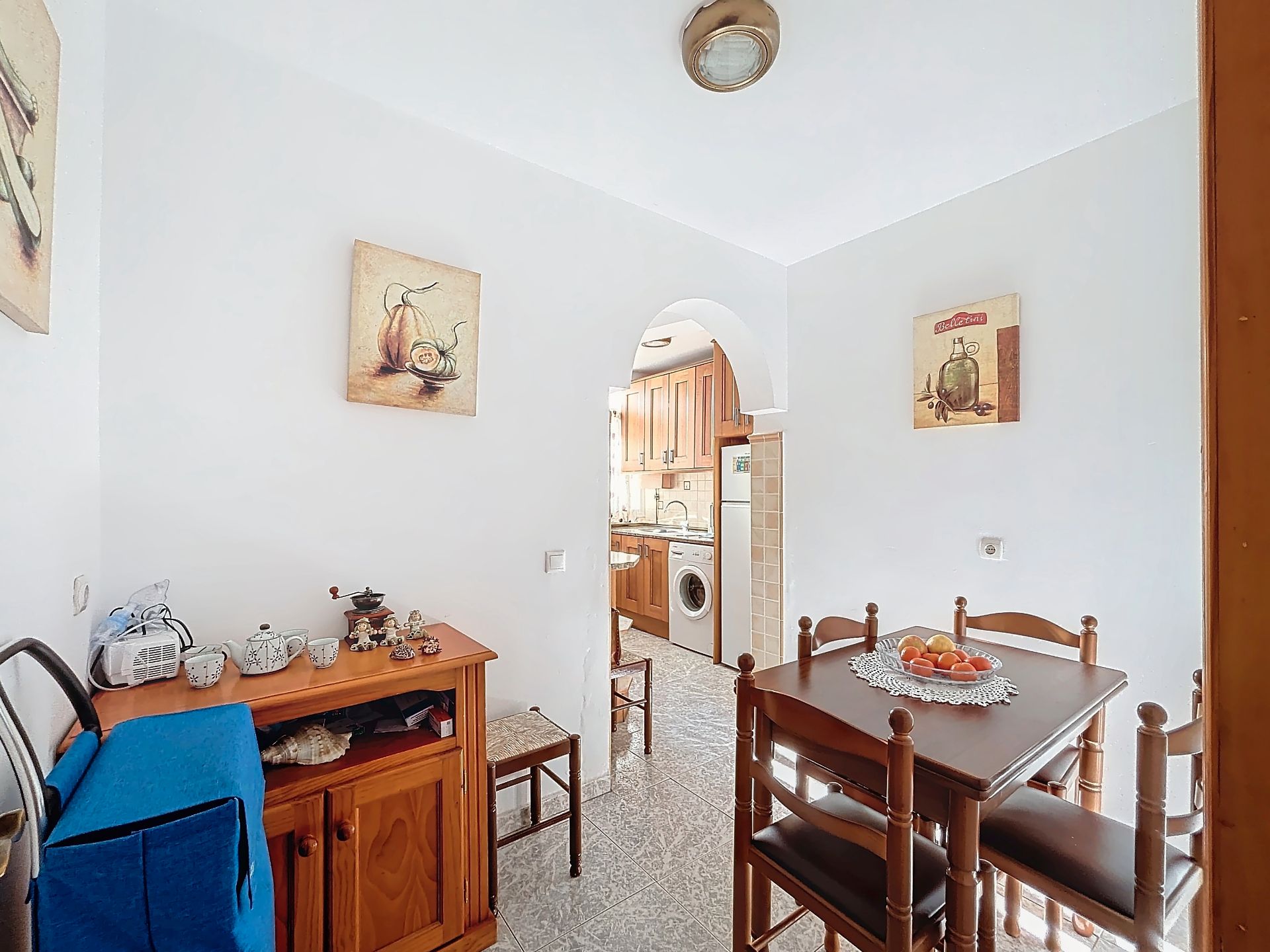 Dining room of Flat for sale in Marbella  with Terrace, Furnished and Washing machine
