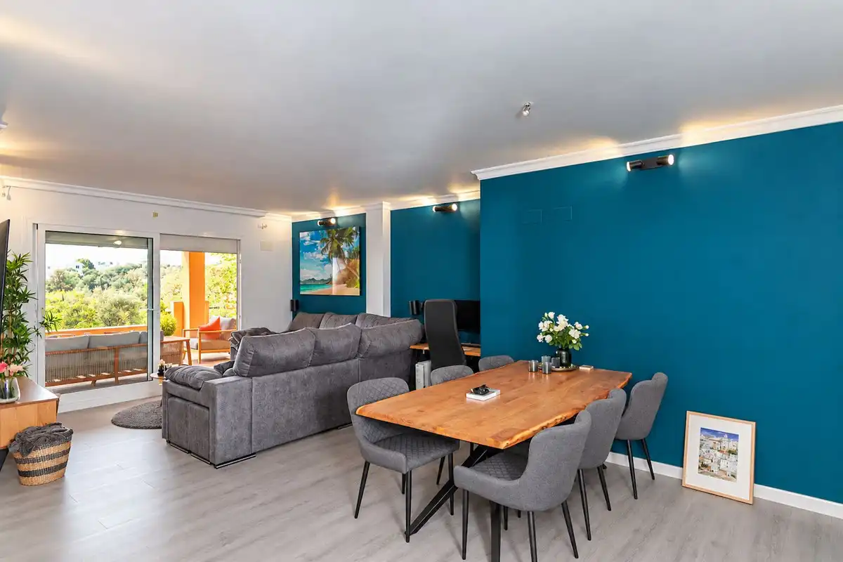 Dining room of Flat for sale in Elviria - Cabopino