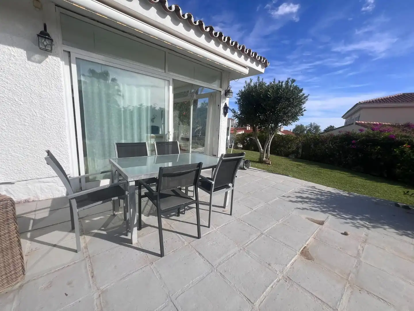 Terraza de Casa o chalet en venta en Mijas con Aire acondicionado, Jardín privado y Trastero