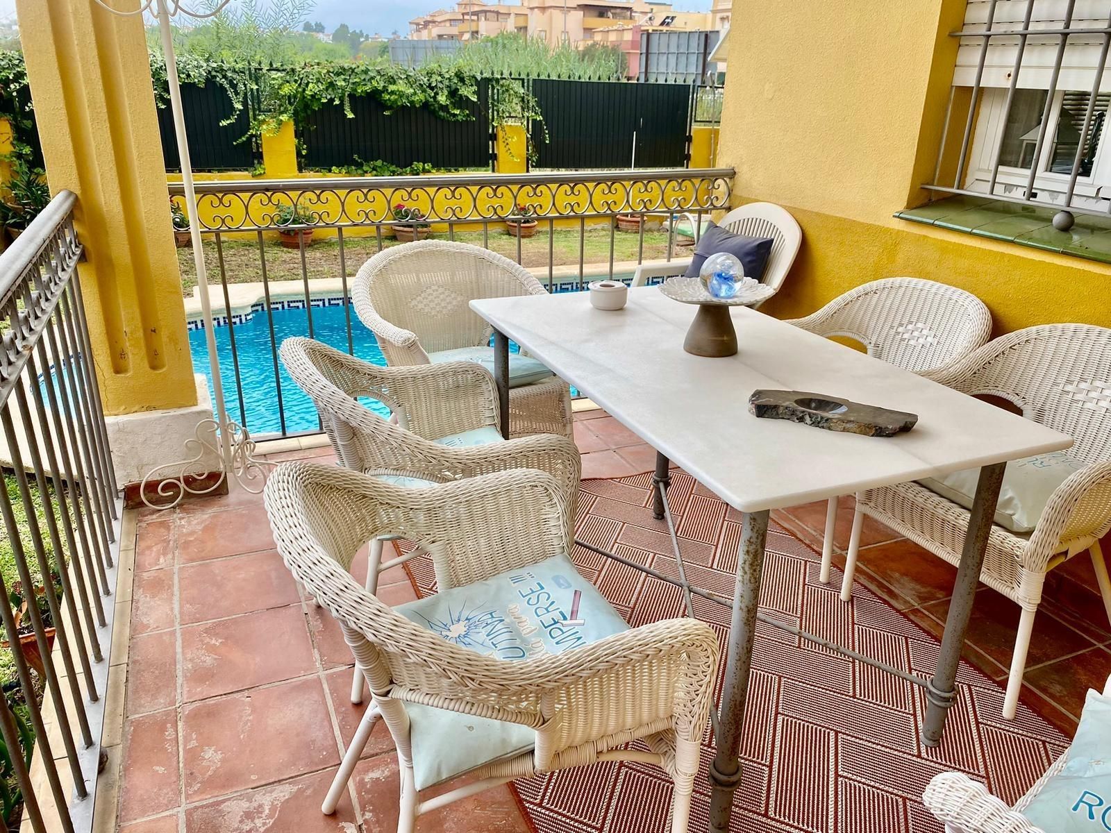 Terrace of Single-family semi-detached for sale in Sanlúcar de Barrameda  with Private garden, Terrace and Swimming Pool