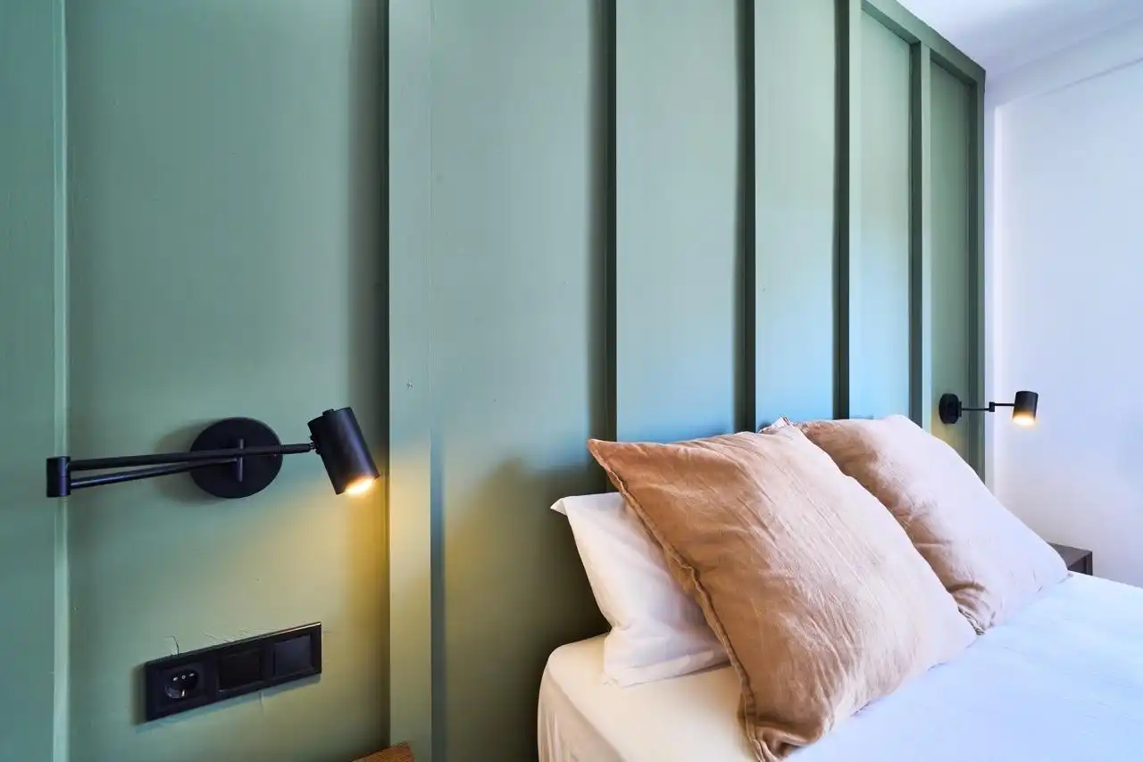 Habitación de Apartamento de alquiler en Fuengirola con Aire acondicionado, Terraza y Amueblado