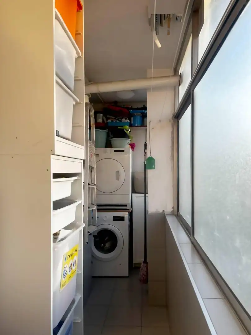 Küche von Wohnung zum Verkauf in Lleida mit Klimaanlage, Heizung und Parkett