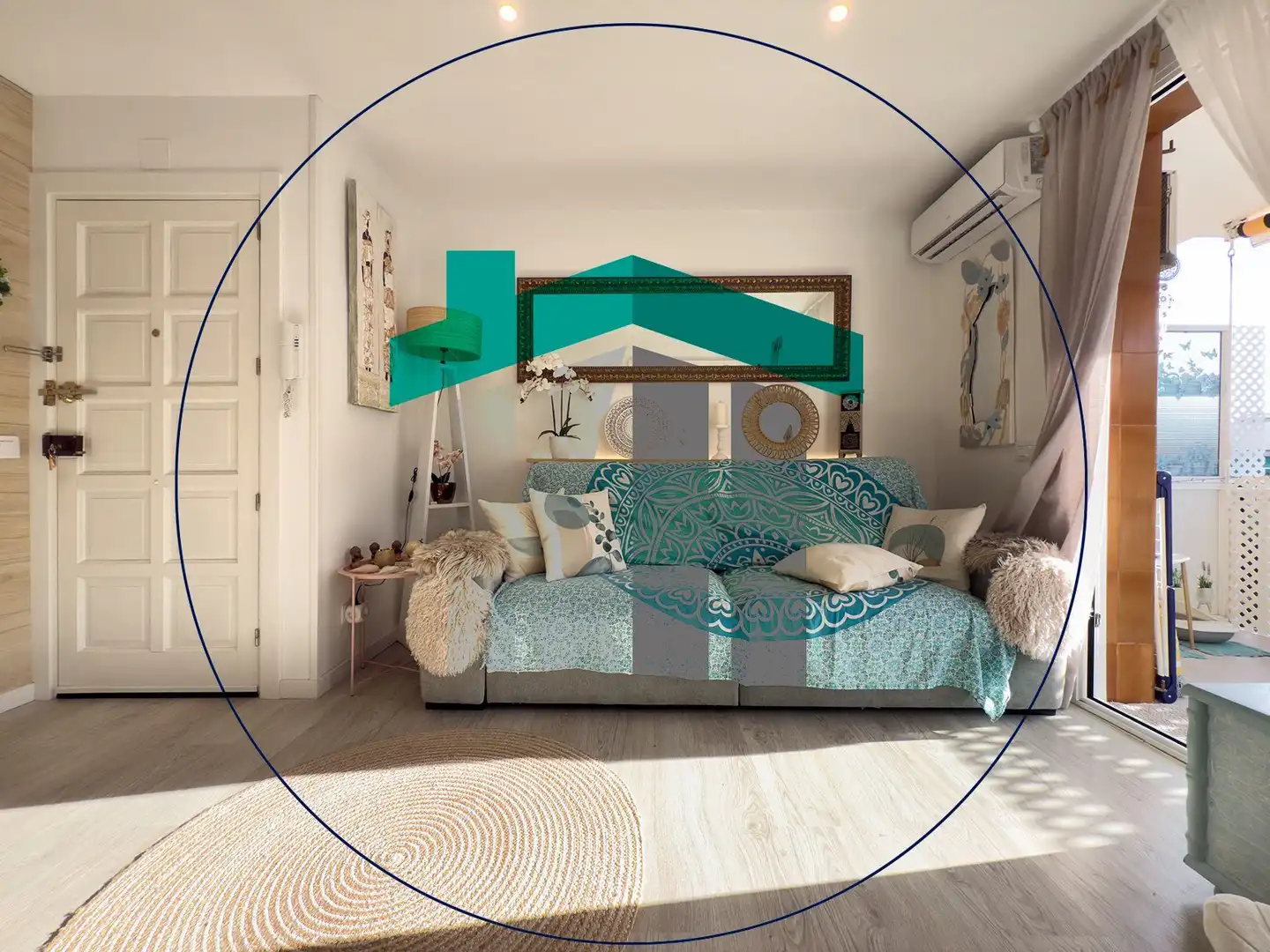 Sala de estar de Piso en venta en Cunit con Aire acondicionado, Calefacción y Terraza