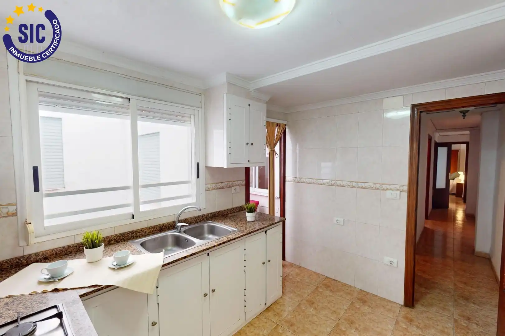 Küche von Wohnung zum Verkauf in Castellón de la Plana / Castelló de la Plana mit Möbliert